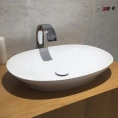 Полувстраиваемая раковина TOTO Neorest 600 мм белого цвета с технологией CeFiONtect (L4706E#XW) - миниатюра фото 2