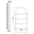 Полотенцесушитель электрический Terminus Версаль П4 50x93 E L - миниатюра фото 2