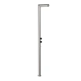 GESSI OUTDOOR Напольная душевая стойка для улицы на 2 выхода Steel Brushed (63203#239) - миниатюра фото 1