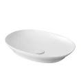 Полувстраиваемая раковина TOTO Neorest 600 мм белого цвета с технологией CeFiONtect (L4706E#XW) - миниатюра фото 1