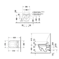 Умный унитаз Duravit Happy D.2 SensoWash с функцией биде и гигиеническим покрытием HygieneGlaze (2550592000) - миниатюра фото 2