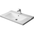 Встраиваемая раковина Duravit P3 Comforts 850x500 мм белого цвета с отверстием под смеситель (2332850000) - миниатюра фото 1