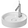 Накладная круглая раковина Duravit 470 мм без перелива, белая (386470027) - миниатюра фото 1