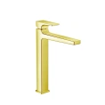 Смеситель для раковины Hansgrohe Metropol 260 золото: однорычажный, с донным клапаном (32512990) - миниатюра фото 1