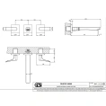 GESSI Rilievo — встраиваемый трехрычажный смеситель для раковины с изливом 213 мм (хром) (59090#031) - миниатюра фото 2