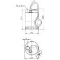 Дренажный насос Grundfos Unilift KP 250-A1 - миниатюра фото 4