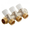 Коллектор распределительный Stout (SMB 6851 343403) 3/4 ВР(г) х 3 выхода 3/4(ЕК) х 3/4 НР(ш) регулирующий - миниатюра фото 2