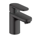 Стильный смеситель Hansgrohe Vernis Blend для раковины в матовом черном цвете с технологией CoolStart (71584670) - миниатюра фото 1