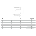 Полотенцесушитель Terminus М-образный с полкой 32 ПС 50x60 - миниатюра фото 4