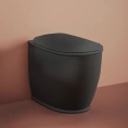 Унитаз напольный Artceram ATELIER: безободковая конструкция в черном матовом цвете (ATV002 17 00) - миниатюра фото 1