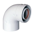 Коаксиальный отвод Baxi KHG71410141 60/100 мм 90° - миниатюра фото 2