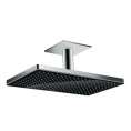 Верхний душ HG Rainmaker Select 460, 466x270 мм, потолочный держатель, 1 струя, черный/хром (24002600) - миниатюра фото 1