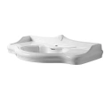 Раковина AZZURRA JUBILAEUM с высоким бортом 112x62 см, белая - миниатюра фото 1