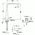Электронный смеситель Duravit D.1 для раковины, высокий (253 мм), хром (D11110007010) - миниатюра фото 2