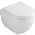 Подвесной унитаз Villeroy & Boch Subway 6604 1001 укороченный Alpin - миниатюра фото 1