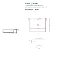 Накладная раковина Artceram Scalino 55x48 см, белый матовый (SCL007 05 00) - миниатюра фото 2