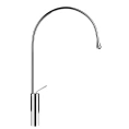 Смеситель для раковины Gessi Goccia с фиксированным носиком, хром (33811#031) - миниатюра фото 1
