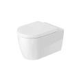 Унитаз подвесной Duravit Me by Starck Rimless 570x370 мм с креплением Durafix и покрытием WonderGliss (25290926001) - миниатюра фото 1