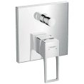 Смеситель для ванны Hansgrohe Metropol встраиваемый с переключателем и защитной комбинацией, хром (74546000) - миниатюра фото 1
