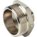 Ниппель STOUT НН переходной 1 1/2 x 3/4 никелированный - миниатюра фото 4