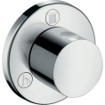Встраиваемый запорно-переключающий вентиль Hansgrohe Trio/Quattro S на 3 позиции (хром) (15932000) - миниатюра фото 1