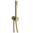 Душевой набор Fantini AF/21 Matt British Gold PVD – лейка FIT, шланг 150 см, держатель (81 P6 8061) - миниатюра фото 1