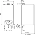 Газовый конденсационный настенный котел Ariston Genus Premium EVO HP 150KW EU - миниатюра фото 5