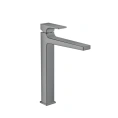 Смеситель для раковины Hansgrohe Metropol в шлифованном черном хроме с донным клапаном (32512340) - миниатюра фото 1