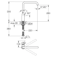 Смеситель Grohe Essence 30269000 для кухни: Однорычажный с высоким изливом - миниатюра фото 5