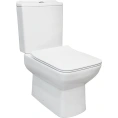 Подвесной унитаз-компакт Della Quattro Slim: стиль и экономия пространства - миниатюра фото 1