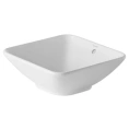 Раковина Duravit Bacino 420x420 мм без площадки под смеситель, белая (333420000) - миниатюра фото 4