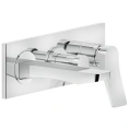 GESSI Rilievo Встраиваемый Смеситель для Ванной Двойной с Коротким Изливом, Хром (59139#031) - миниатюра фото 1