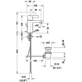 Смеситель для раковины Duravit D-Neo с донным клапаном и EcoStart, хром (DE1011001010) - миниатюра фото 2