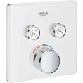 Термостатический смеситель Grohe Grohtherm SmartControl 29156LS0 для ванны с душем в цвете лунно-белый - миниатюра фото 1