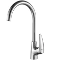 Стильный смеситель Lemark Linara LM0405C для кухни с хромированным покрытием - миниатюра фото 1