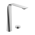 Электронный смеситель для раковины Duravit D.1 высокий, бесконтактный, с питанием от сети, хром (D11110008010) - миниатюра фото 1