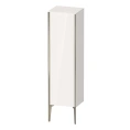 Подвесной шкаф Duravit XViu 1330 мм, белый глянцевый/шампань мат, с зеркалом и стеклянными полками (XV1325LB122) - миниатюра фото 1
