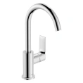 Смеситель для раковины Hansgrohe Rebris E 210 с поворотным изливом и умным донным клапаном (72576000) - миниатюра фото 1