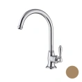Кухонный смеситель NICOLAZZI CUCINA EL CAPITAN с поворотным изливом в бронзовом цвете (3456BZ75C) - миниатюра фото 1