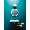Подвесная раковина AZZURRA GLAZE 60x46 см белая с отверстием под смеситель - миниатюра фото 8