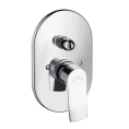 Смеситель для ванны Hansgrohe Metris со встраиваемым вакуумным переключателем (31484000) - миниатюра фото 1