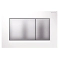 Кнопка смыва Geberit Sigma 30 115.883.KL.1 — белая с матовым хромом - миниатюра фото 1