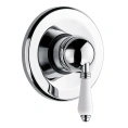 Встраиваемый смеситель для душа Nicolazzi P.m. Blanc с керамическими ручками, хром (3406CR76) - миниатюра фото 1
