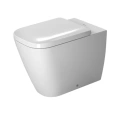 Унитаз приставной Duravit Happy D.2: компактное решение для ванной комнаты (2159090000) - миниатюра фото 2