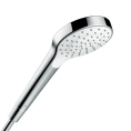Ручной душ HG Croma Select S 110 1jet Rain с технологией EcoSmart (белый/хром) (26805400) - миниатюра фото 1