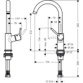 Смеситель для раковины Hansgrohe Talis с донным клапаном Push-Open — хром (32082000) - миниатюра фото 2