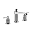 Смеситель для раковины GESSI VENTI20 на 3 отверстия с донным клапаном, хром (65012#031) - миниатюра фото 1