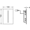 Кнопка смыва TECE filo urinal 9242050, 230 В, бежевая - миниатюра фото 4
