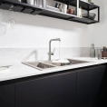 Кухонный смеситель Hansgrohe Talis M54 с выдвижным изливом и системой sBox (72809800) - миниатюра фото 1