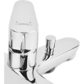 Комплект сантехники Hansgrohe Talis E2: смеситель для ванны с душем, смеситель для раковины и душевая стойка - миниатюра фото 9
